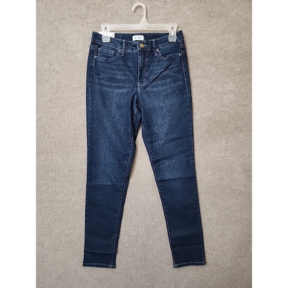 Jessica Simpson Super Soft Skinny Jeans Womens 4 Blue Super Stretch NEW